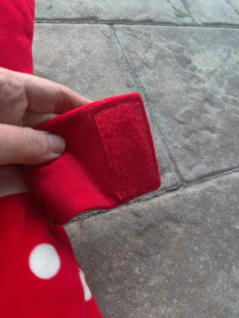 Disney Red and White Polka Dot Character Pillow
